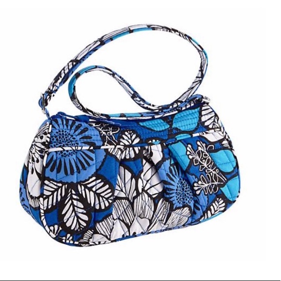 Vera Bradley Handbags - Y2K Vera Bradley Frannie Blue Bayou Small Crossbody Purse
